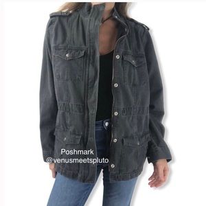 Levi’s Military Army Cargo Utility Jacket Grey L